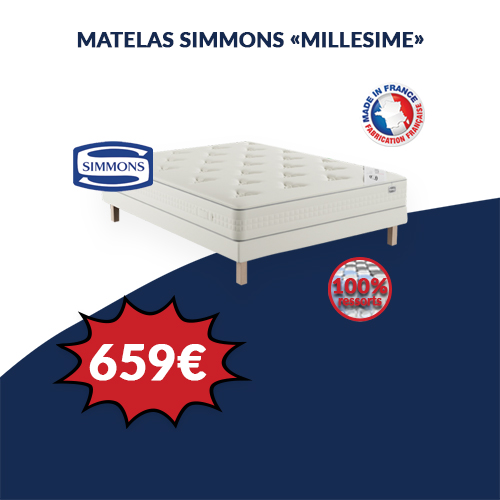 Matelas MILLESIME SIMMONS