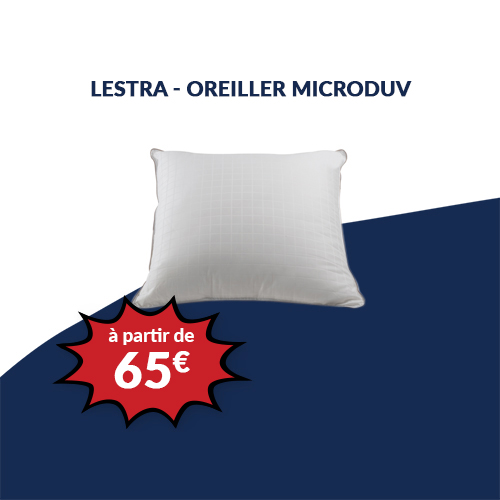 LESTRA - Oreiller Microduv