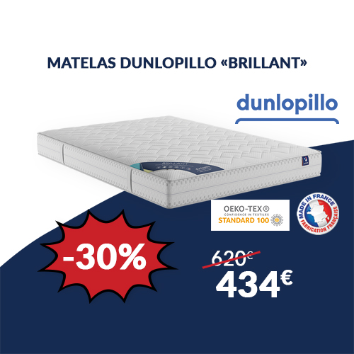 Matelas DUNLOPILLO Brillant