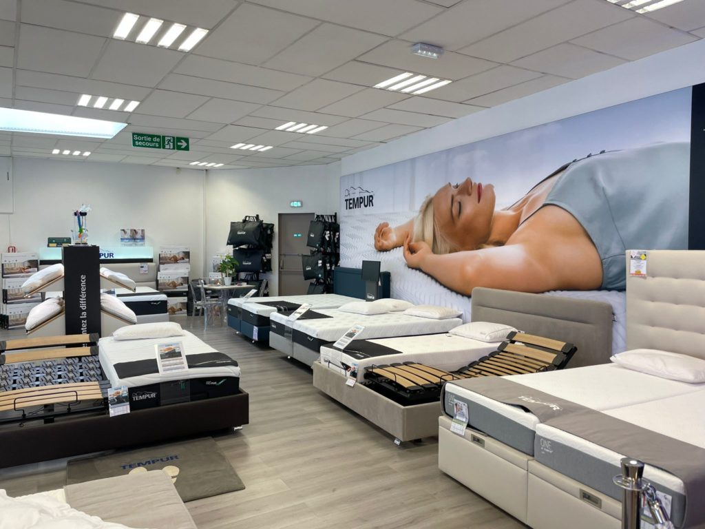 matelas et sommiers TEMPUR magasin literie 62